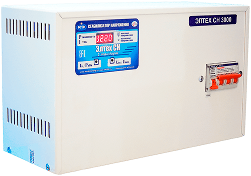 Стабилизатор ЭЛТЕХ СН 3000 стандарт в Владивостоке